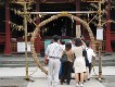  By a shinto shrine